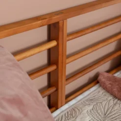 Mid Century Modern Solid Wood Spindle Daybed - Saracina Home -Furniture Shop GUEST af1c9108 875a 4c52 90d1 f1c92de79242