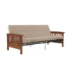Full Brixen Wood Arm Metal Futon Frame With 6" Mattress - Room & Joy 2 Full Brixen Wood Arm Metal Futon Frame With 6" Mattress - Room & Joy -Furniture Shop GUEST b0c942d4 66a0 4abe 8de6 1c97e83a0f18