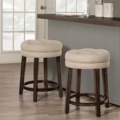 Krauss Backless Counter Height Barstool - Linen - Hillsdale Furniture 11 Krauss Backless Counter Height Barstool - Linen - Hillsdale Furniture -Furniture Shop GUEST b180a9b2 8859 42ac 84fa 8aacdae9f1f9
