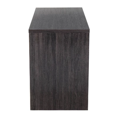 Quinn Contemporary Computer Desk Wood Charcoal/White - LumiSource 11 Quinn Contemporary Computer Desk Wood Charcoal/White - LumiSource - Image 9