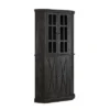 Home Source Enclosed Charcoal Corner Cabinet -Furniture Shop GUEST b398bbb8 3c79 4a96 99ce 7090306cac7f