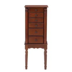Wylie Jewelry Armoire Cherry Red - Powell Company -Furniture Shop GUEST b3ec66ec bda8 4c85 895b eb8cf404fbdf