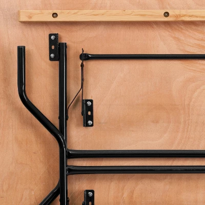 Flash Furniture 4-Foot Square Wood Folding Banquet Table 6 Flash Furniture 4-Foot Square Wood Folding Banquet Table - Image 4