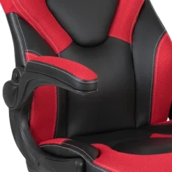 BlackArc Gamma Gaming Desk & Chair Set - Black & Red High Back Gaming Chair With Flip-Up Arms; Desk With Detachable Headphone Hook/Cupholder 23 BlackArc Gamma Gaming Desk & Chair Set - Black & Red High Back Gaming Chair With Flip-Up Arms; Desk With Detachable Headphone Hook/Cupholder -Furniture Shop GUEST b470aab9 4eb5 4fc8 80ab 57b868ae01bb