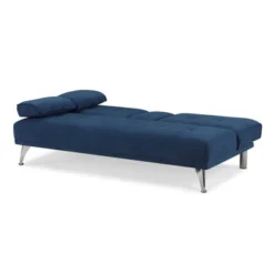 Miley Convertible Futon Sectional Sofa Navy Blue - Serta -Furniture Shop GUEST b5598606 ef49 418a 8fd3 1ac04c7c8d31