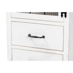 Faron Finished Wood 2 Drawer Storage Cabinet White/Oak Brown - Baxton Studio -Furniture Shop GUEST b573f9d3 751e 475c 86cb c278a0c89b52