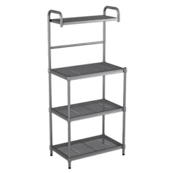 Costway 4-Tier Baker's Rack Microwave Oven Stand Shelves Kitchen Storage Rack Organizer -Furniture Shop GUEST b5c7edc5 ebbd 4118 9003 36dc761e1205
