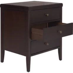 Finley Solid Wood 3 Drawer Nightstand - ClickDecor -Furniture Shop GUEST b791e920 590a 41f9 a13f f52f24fda3ea