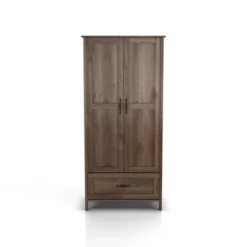 Nurembo 1 Drawer Wardrobe Closet Distressed Walnut - HOMES: Inside + Out 19 Nurembo 1 Drawer Wardrobe Closet Distressed Walnut - HOMES: Inside + Out -Furniture Shop GUEST b7bc84fe f8f8 4b3f 922c a51d8fee7cb7