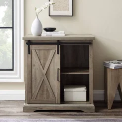 Tertia Industrial Accent Cabinet With Sliding X Barn Door - Saracina Home 18 Tertia Industrial Accent Cabinet With Sliding X Barn Door - Saracina Home -Furniture Shop GUEST b7d39999 32d5 4c0e 8ba6 0546c6b2fcec
