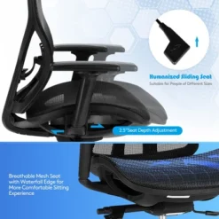 Costway Ergonomic Office Chair High-Back Mesh Chair W/Adjustable Lumbar Support 18 Costway Ergonomic Office Chair High-Back Mesh Chair W/Adjustable Lumbar Support -Furniture Shop GUEST b817c569 2f5b 423e 85ab 5ef25e5d89b3