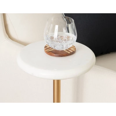Elzie Side Table White - Powell Company 6 Elzie Side Table White - Powell Company - Image 4