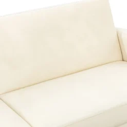 Lanna 76"Wide Vegan Leather Modern Style Convertible Futon Sofa Bed For Living Room Guest Bedroom | ARTFUL LIVING DESIGN -Furniture Shop GUEST b86f2069 bcdb 493a 8ccd f71bd56cf860