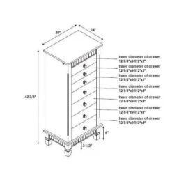 Tierra Contemporary Jewelry Armoire Merlot Brown - Powell Company 27 Tierra Contemporary Jewelry Armoire Merlot Brown - Powell Company -Furniture Shop GUEST b8b58836 48e4 41ae 9c96 317107c9c6ea