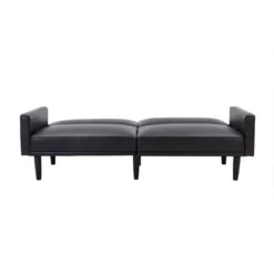 Faux Leather Futon Sofa With Arms Black - Room Essentials™ 15 Faux Leather Futon Sofa With Arms Black - Room Essentials™ -Furniture Shop GUEST ba224cac c288 4be2 8a15 ca6bca81424e