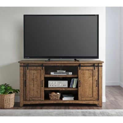 Chesapeake Solid Wood TV Stand Natural Brown Finish - Martin Svensson Home 5 Chesapeake Solid Wood TV Stand Natural Brown Finish - Martin Svensson Home - Image 3