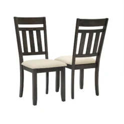 Set Of 2 Hayden Slat Back Dining Chairs Slate - Crosley -Furniture Shop GUEST badc76cc 152d 4f6f a192 83b47a7222c8