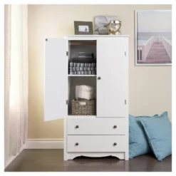Monterey Armoire White - Prepac -Furniture Shop GUEST bcde5f10 5e64 4603 8d7b c5f3043d2b6e