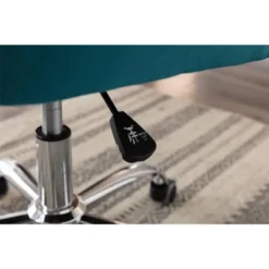 Modern Velvet Home Office Swivel Shell Chair-ModernLuxe -Furniture Shop GUEST bd09557f 2e12 4381 8eaa e46aefae3c88