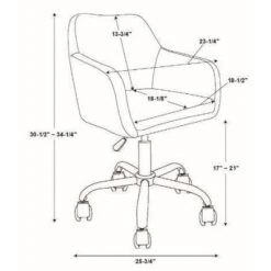 Rylen Office Chair - Linon 22 Rylen Office Chair - Linon -Furniture Shop GUEST bdc2f73c 572b 437b a12c 316199f74c13
