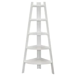 63" X 26.5" Five-Tier Pyramid Corner Ladder Shelf - Danya B. 12 63" X 26.5" Five-Tier Pyramid Corner Ladder Shelf - Danya B. -Furniture Shop GUEST be08d58b 3108 4b7f 8855 83abf7137451