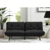 Finley Convertible Futon Sofa Bed Black - Serta 2 Finley Convertible Futon Sofa Bed Black - Serta -Furniture Shop GUEST c231ca29 4933 4b59 978e 1a7af7466c54