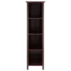 55.98" 5 Tier Milan Storage Shelf Or Bookshelf Tall Walnut - Winsome 1 55.98" 5 Tier Milan Storage Shelf Or Bookshelf Tall Walnut - Winsome -Furniture Shop GUEST c27c5f8f 7332 49ee a278 c2e131fae12e