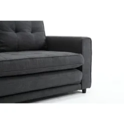 Convertible Folding Futon Sofa Bed, Dark Gray - ModernLuxe -Furniture Shop GUEST c3f79baa 8c77 4812 af40 4aa98a7fa48a