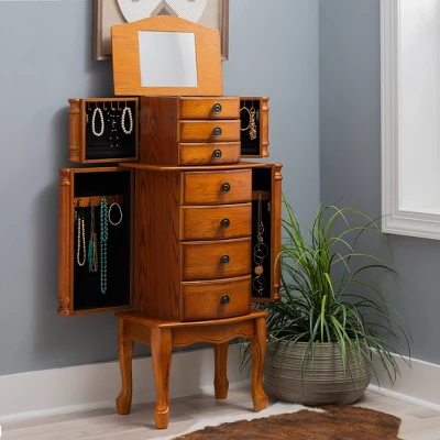 Marie Jewelry Armoire Oak - Powell Company 12 Marie Jewelry Armoire Oak - Powell Company - Image 10