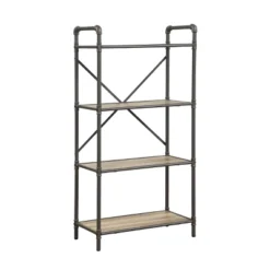 Itzel Bookcase Antique Oak/Sandy Gray - Acme Furniture 16 Itzel Bookcase Antique Oak/Sandy Gray - Acme Furniture -Furniture Shop GUEST c58b1ab3 b20b 4151 b51c c83ab659874e