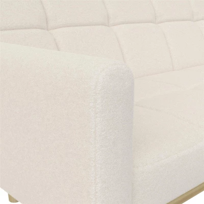 Benedict Wooden Futon Ivory - Room & Joy 9 Benedict Wooden Futon Ivory - Room & Joy - Image 7