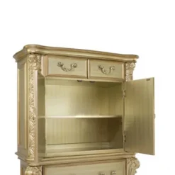 44" Vendome Bedroom Set Gold Patina/Bone White - Acme Furniture -Furniture Shop GUEST c691550d 2903 4a97 8a18 29c567ae80c6
