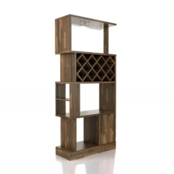 Wellster Wine Cabinet For 11 Wine Bottles And Stemware Rack - MiBasics -Furniture Shop GUEST c6ae5b12 815f 4baa b698 316acaba816b