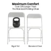 Flash Furniture Hercules™ Big And Tall Commercial Folding Chair - Extra Wide 650LB. Capacity - Durable Plastic - 4-Pack -Furniture Shop GUEST c6c20403 ca72 4da9 8bf4 4e58e01417a4