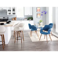 Set Of 2 Fabrico Mid Century Modern Counter Height Barstool - LumiSource 22 Set Of 2 Fabrico Mid Century Modern Counter Height Barstool - LumiSource -Furniture Shop GUEST c70ef5e7 376e 409a 8293 6d928cd63107