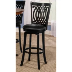 30" Van Draus Swivel Barstool Metal/Black - Hillsdale Furniture -Furniture Shop GUEST c7a3b971 da13 438f 8a4a 541fe6f203ba