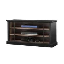 Hoffman Rustic TV Stand For TVs Up To 50" Black And Walnut - Room & Joy -Furniture Shop GUEST c7c1a01a db00 45ae b9cb 09b3d62cbfba
