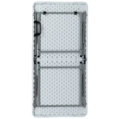 Flash Furniture 4-Foot Height Adjustable Bi-Fold Granite White Plastic Folding Table -Furniture Shop GUEST c859d099 93ca 42e6 975c 0be55fb38909