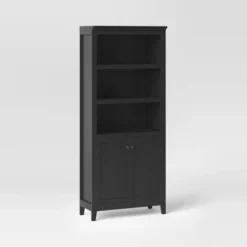 72" Carson 5 Shelf Bookcase With Doors - Threshold™ -Furniture Shop GUEST c99ab1ed 236d 46d0 bdd4 3e4025da50bb