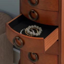 Raine Jewelry Armoire Cherry - Powell Company -Furniture Shop GUEST c9c2221d 07d8 437c 842b 8e90f60cc64f