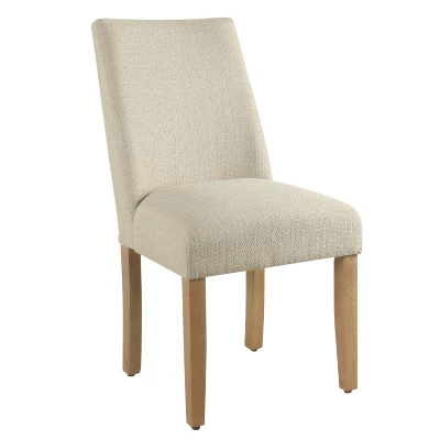 Marin Curved Back Dining Chair Stain Resistant Textured Linen - HomePop 5 Marin Curved Back Dining Chair Stain Resistant Textured Linen - HomePop - Image 3