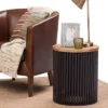 18" Karl Metal And Wood Accent Table Natural/Black - WyndenHall 1 18" Karl Metal And Wood Accent Table Natural/Black - WyndenHall -Furniture Shop GUEST cc3214ee c30c 45f0 8893 8b8d8936a77a