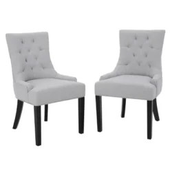 Set Of 2 Hayden Tufted Dining Chairs - Christopher Knight Home -Furniture Shop GUEST ccb7cbf0 5795 401f 93f0 68c519e15de7