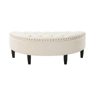 Caspar Storage Bench With Solid Wood Legs | ARTFUL LIVING DESIGN 6 Caspar Storage Bench With Solid Wood Legs | ARTFUL LIVING DESIGN - Image 4