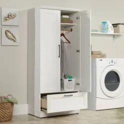 Homeplus Wardrobe Soft White - Sauder -Furniture Shop GUEST cd6a288f ab38 4a9d 9f0d b0653459f3d9