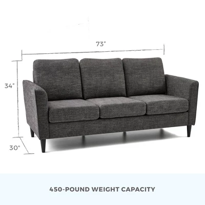 Clara Upholstered Curved Arm Sofa - Brookside Home 12 Clara Upholstered Curved Arm Sofa - Brookside Home - Image 10
