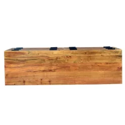 58" Wooden Sideboard With 6 Drawers And Metal Base Brown - The Urban Port -Furniture Shop GUEST ceb1f88b 834e 4e7c aa96 4b6285770695