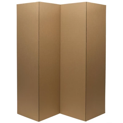 6" Cardboard Room Divider 4 Panel - Oriental Furniture 3 6" Cardboard Room Divider 4 Panel - Oriental Furniture