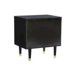 2 Drawer Geo Textured Nightstand - Linon -Furniture Shop GUEST cef1de2a ff4f 42ef 9b49 d88871193c2a