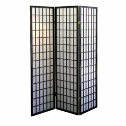 3 Panel Shoji Room Divider - Ore International -Furniture Shop GUEST cf369c6f b17a 4ee2 bfc1 b9d1f5978878